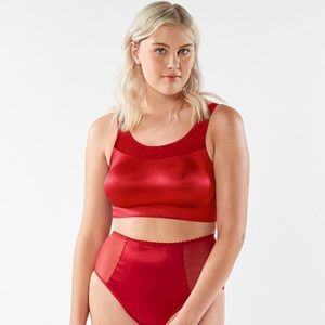 Ruby Ribbon Sheer Demiette